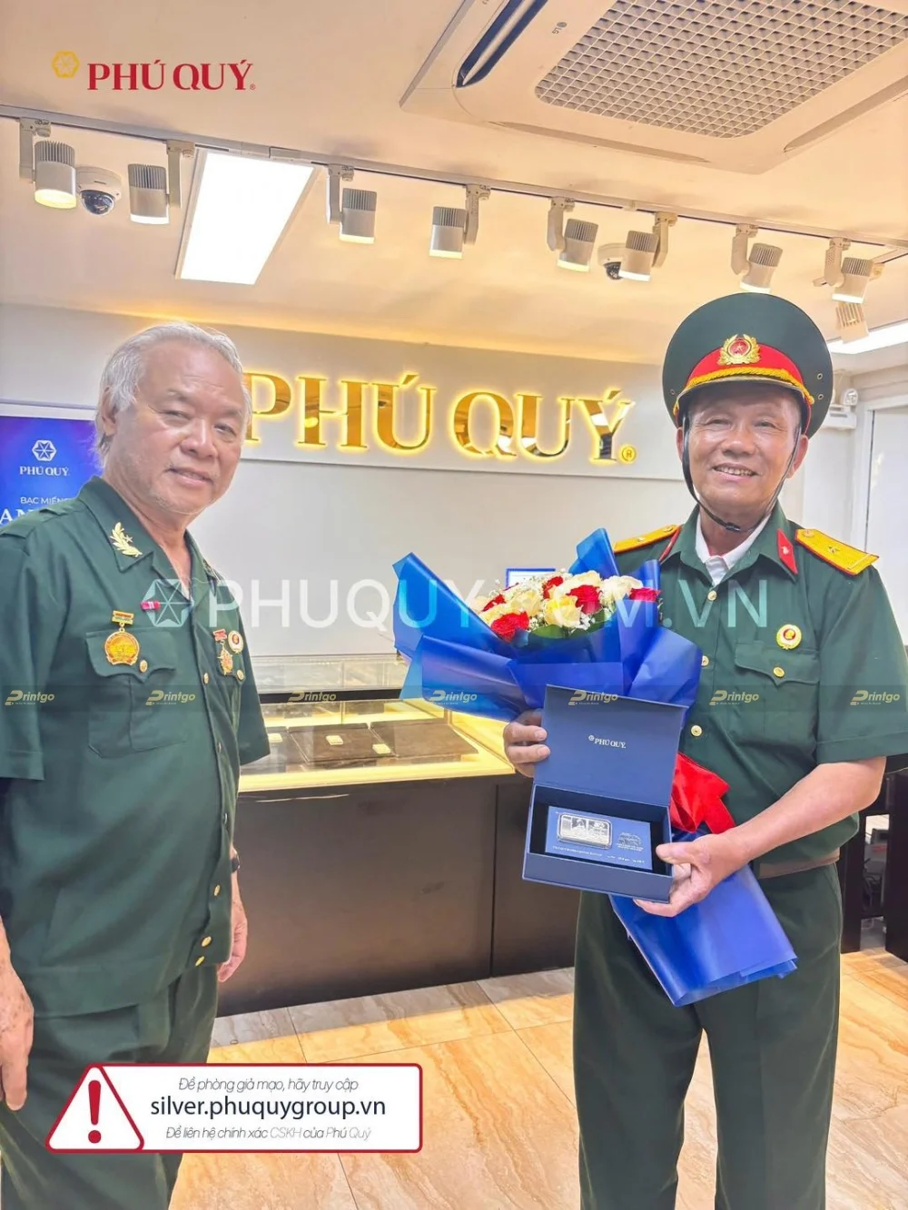 Dự án thiết kế và in hộp đựng bạc Phú Quý