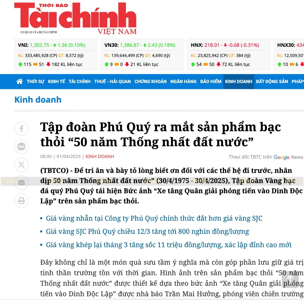 Dự án thiết kế và in hộp đựng bạc Phú Quý