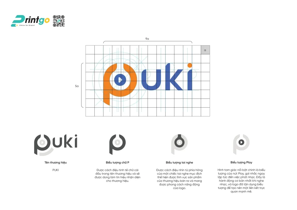 Ý nghĩa các chi tiết trong thiết kế logo Puki