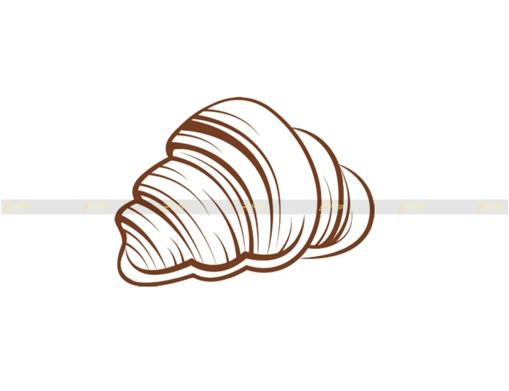 bánh Croissant - biểu tượng được lựa chọn để tạo dấu ấn logo thương hiệu Tonton