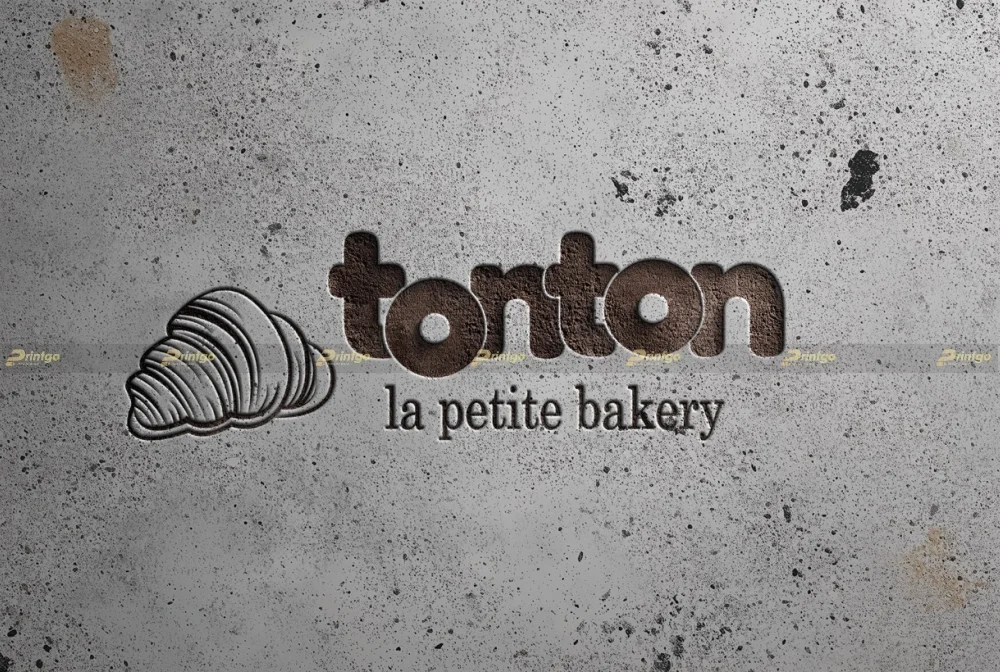 Thiết kế logo thương hiệu Tonton Bakery do Printgo thực hiện