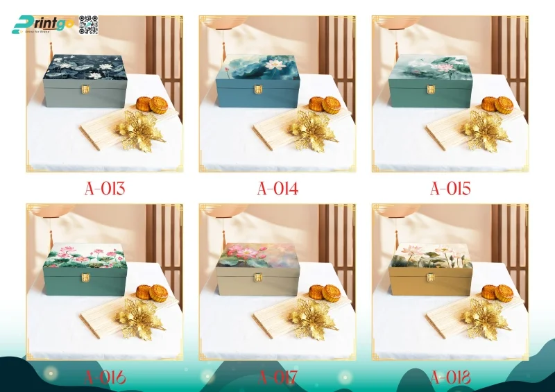 Hộp trung thu sơn mài - vẻ đẹp truyền thống