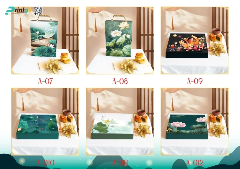 Hộp trung thu sơn mài  mang vẻ đẹp truyền thống và công nghệ hiện đại