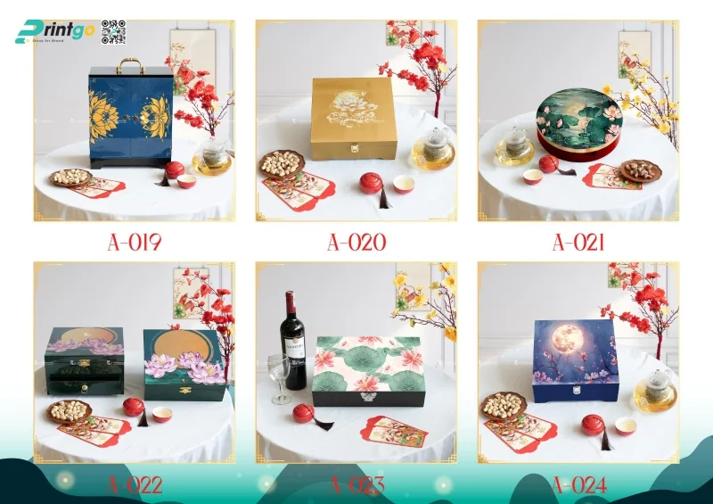Hộp trung thu sơn mài tạo ấn tượng thương hiệu