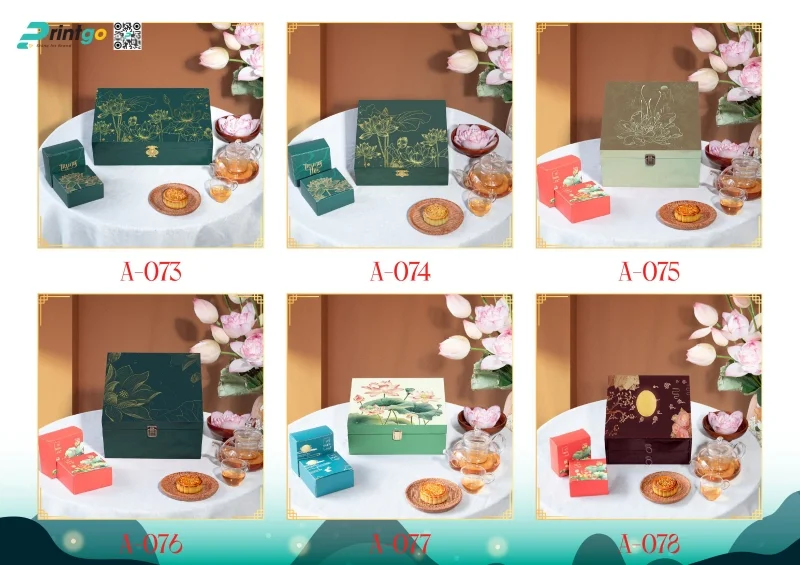 Bộ sưu tập hộp bánh trung thu sơn mài