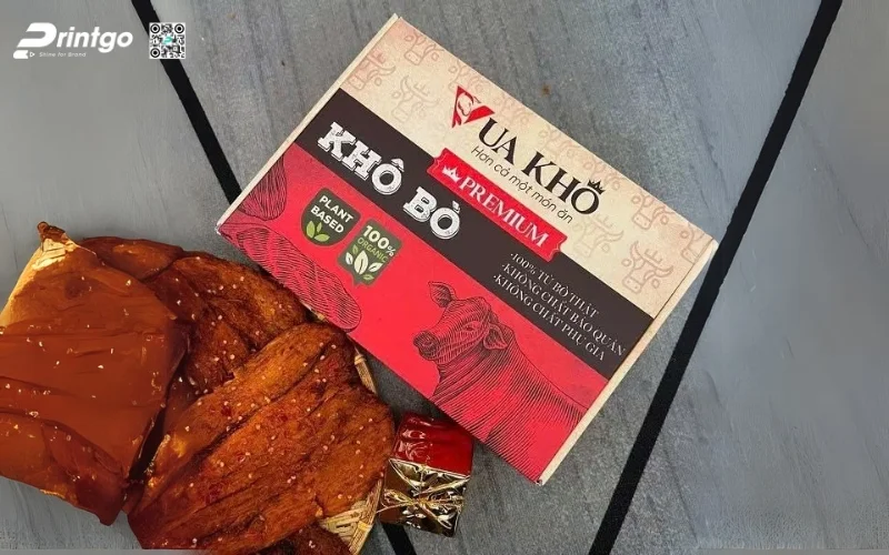 Bao bì khô bò dạng hộp mềm 