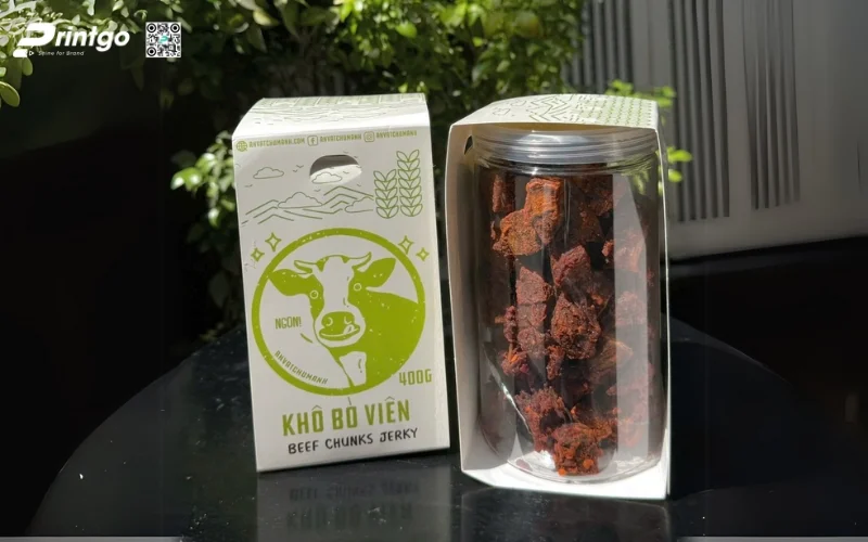 Bao bì bò khô dạng lọ, hũ 