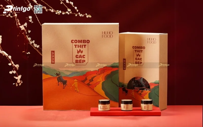 Bao bì bò khô dạng hộp cứng cao cấp 