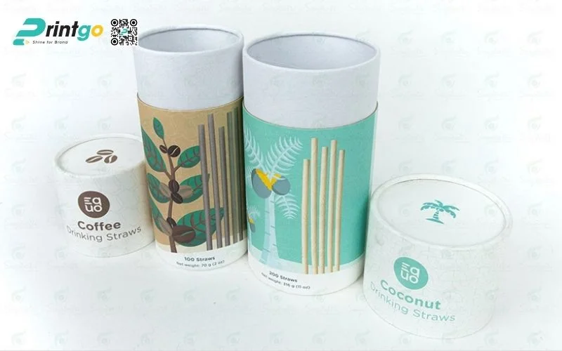 Bao bì hạt điều dạng hình trụ tròn