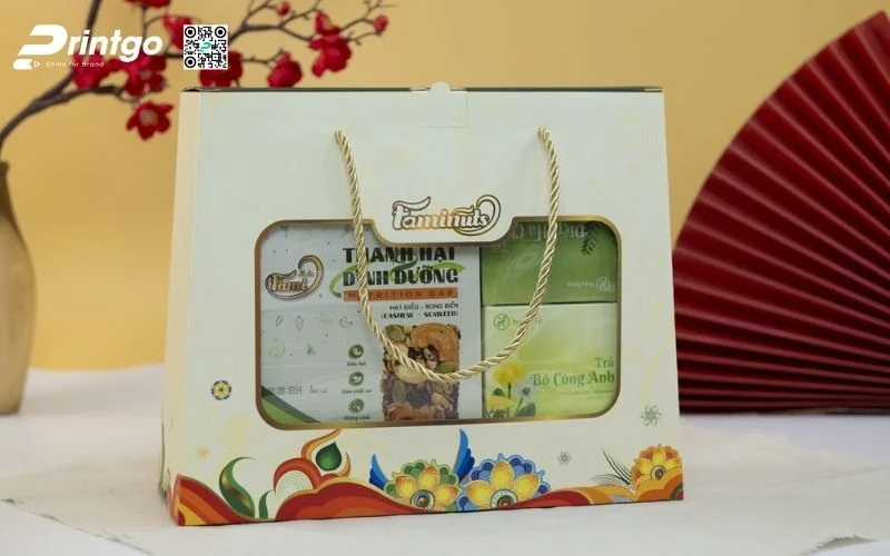 Bao bì hạt điều dạng hộp sóng