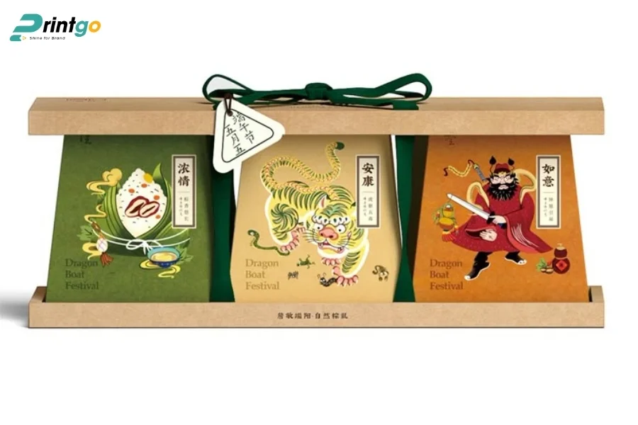 Mẫu hộp giấy đựng hạt điều sáng tạo, phá cách