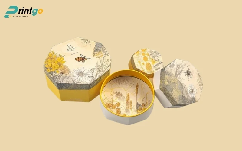 Bao bì mật ong dạng hộp cứng cao cấp 