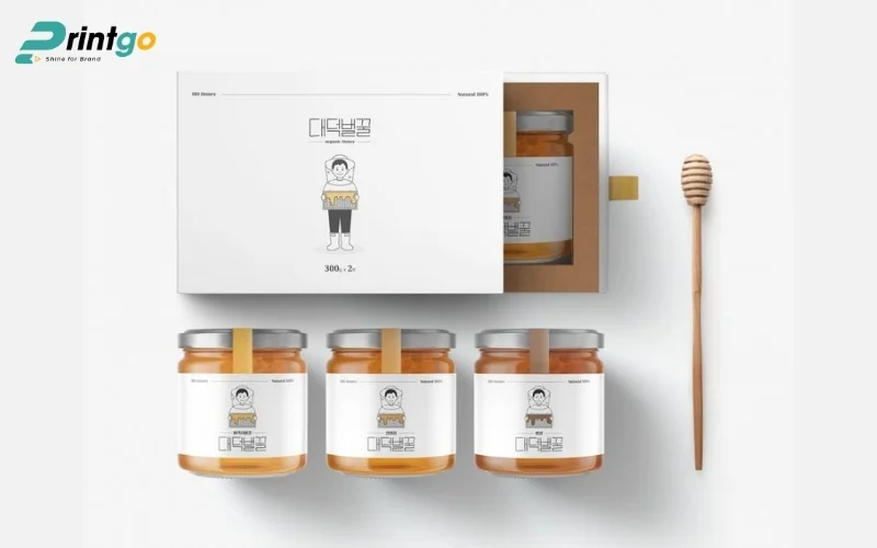 Bao bì mật ong dạng hộp cứng cao cấp 