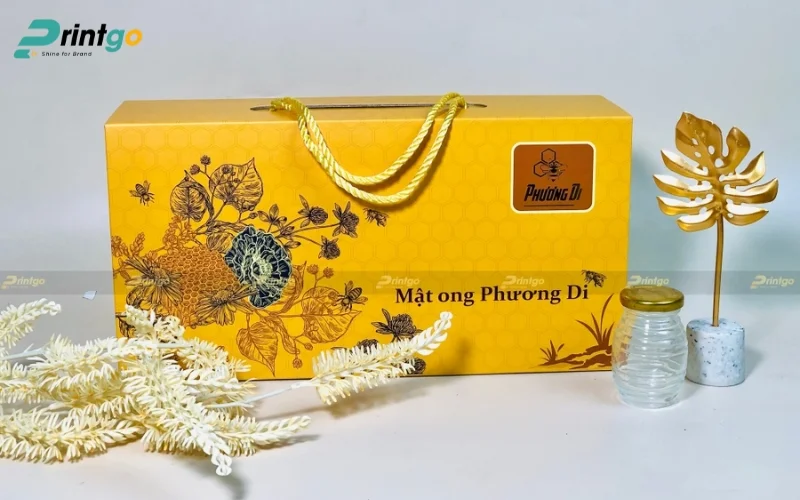 Bao bì mật ong dạng quai xách 