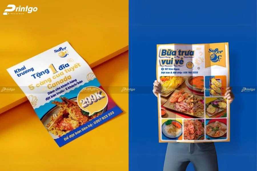 Ấn phẩm tờ rơi tăng độ nhận diện thương hiệu