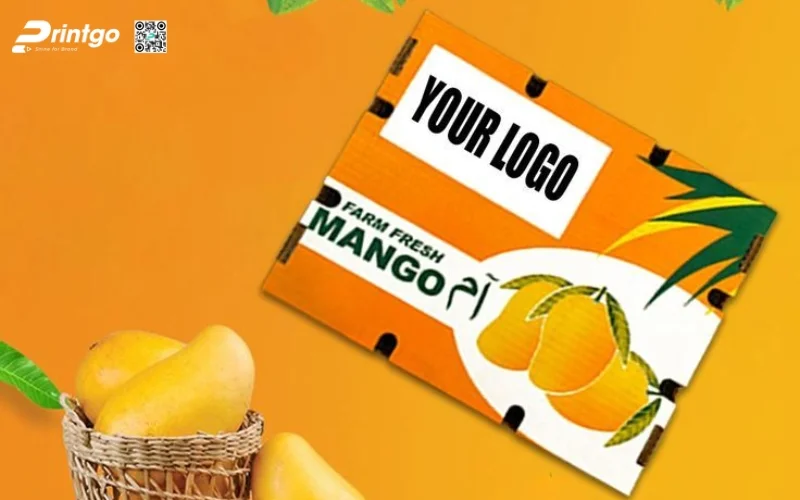 Thùng carton đựng xoài dạng nắp gài Thùng carton đựng xoài dạng nắp gài