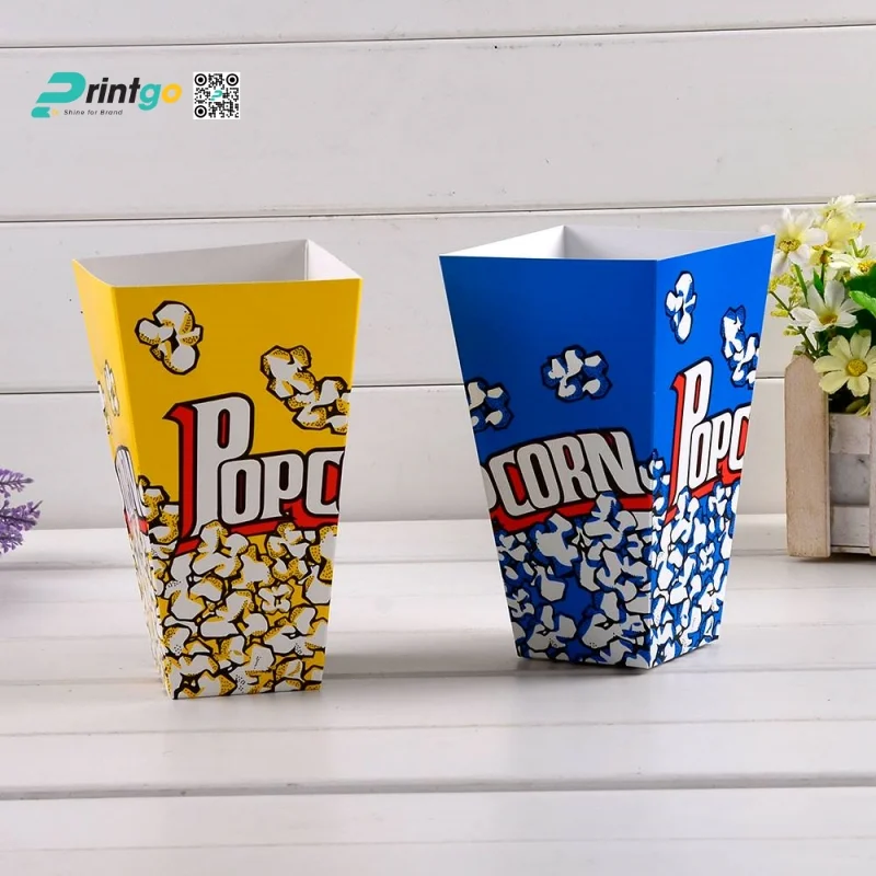 Mẫu hộp đựng bỏng ngô đa dạng thiết kế 