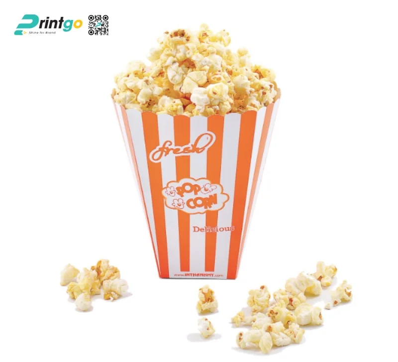 Mẫu hộp đựng bỏng ngô mini cho tiệc sinh nhật, sự kiện