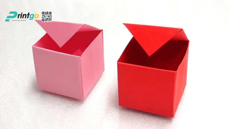 Cách làm hộp giấy đơn đựng quà handmade xinh xắn