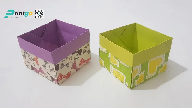 Cách làm hộp giấy đựng quà bắt mắt, sáng tạo 