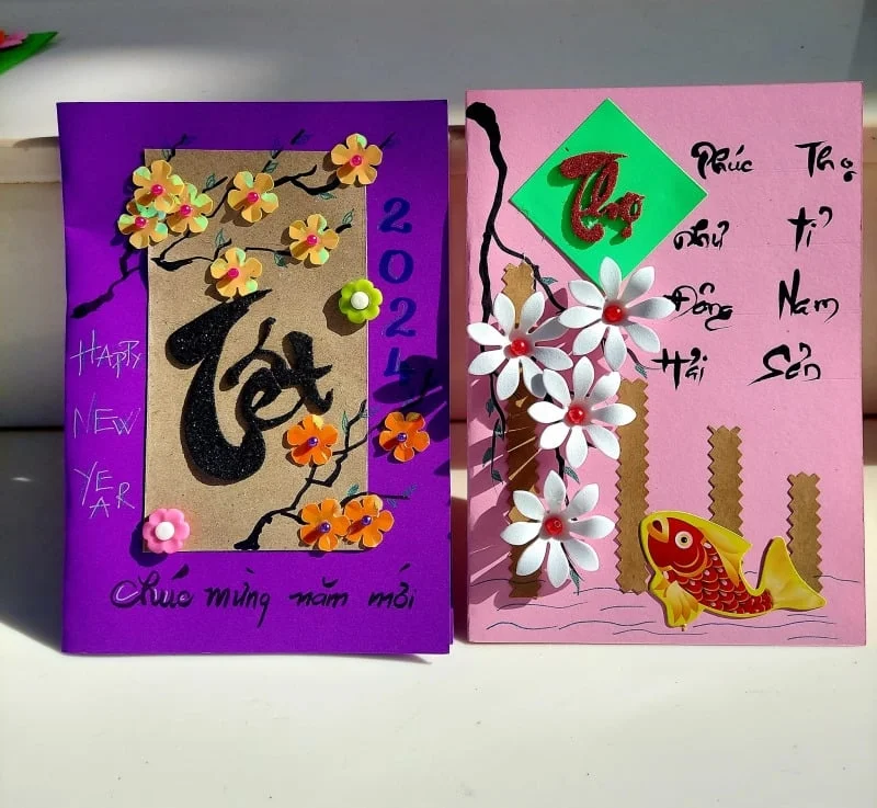 Thiệp chúc mừng năm mới nổi bật 