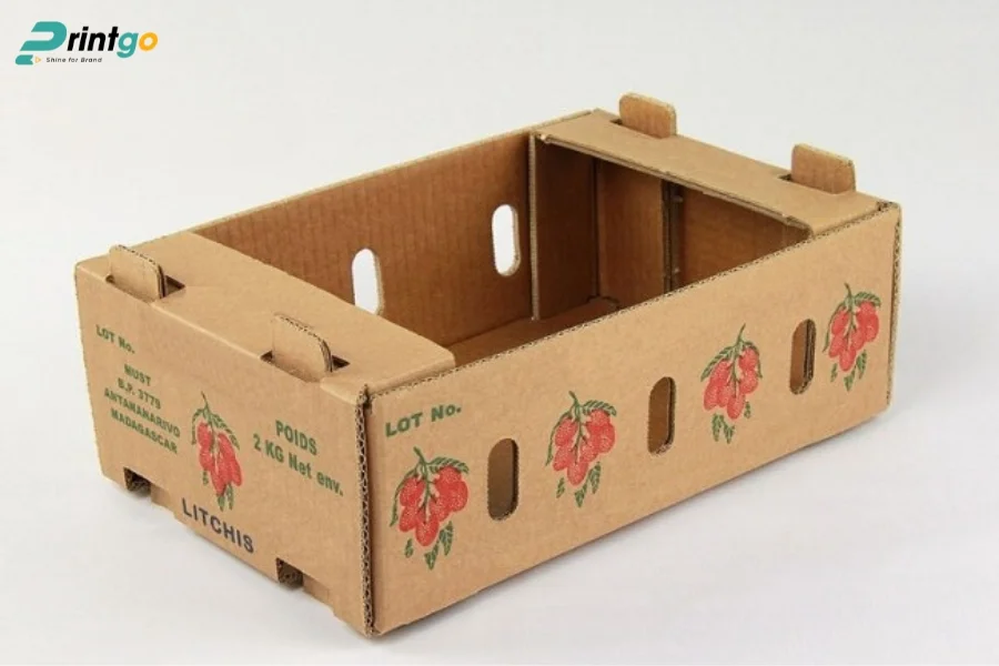  Chất lượng giấy in thùng/hộp đựng vải thiều