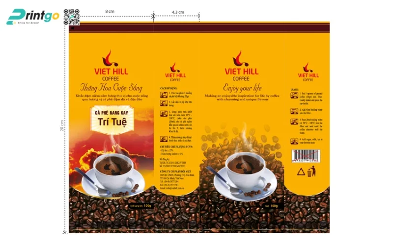 Đặc điểm của mẫu in bao bì nông sản chuẩn OCOP