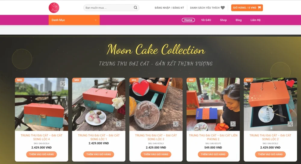 Sản phẩm kinh doanh của thương hiệu G4U