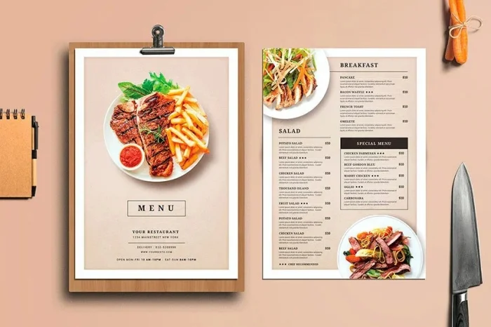 font chu menu 4