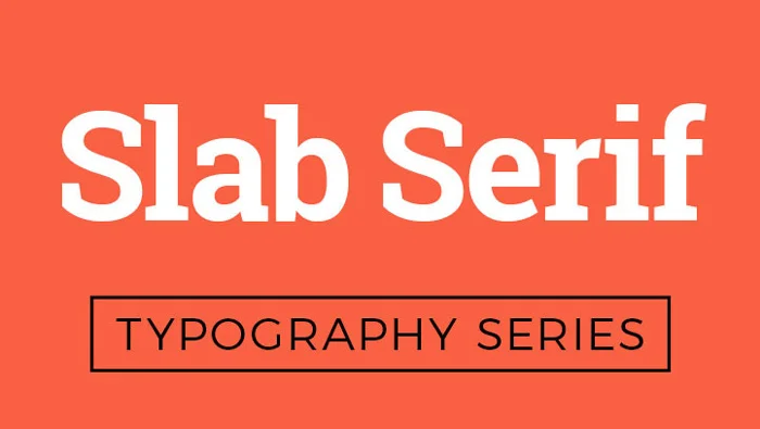 Font chữ thiết kế poster Slab Serif