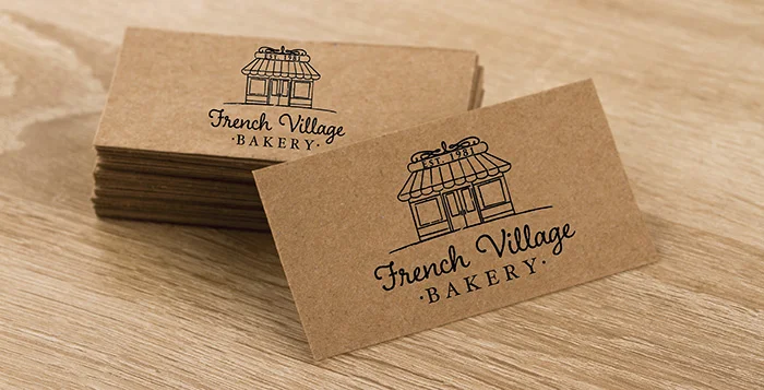 giấy in name card kraft
