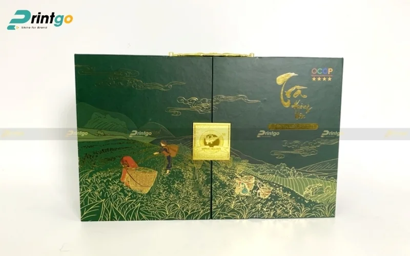 Thiết kế bao bì trà cánh bướm độc đáo 