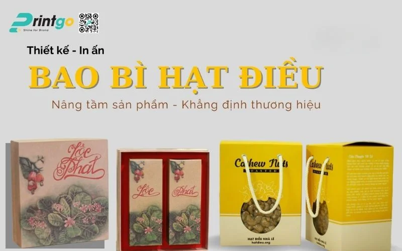 In bao bì hạt điều chất lượng theo yêu cầu đạt chuẩn OCOP 2025