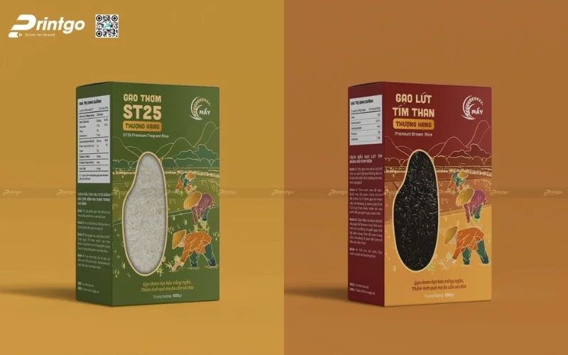 Một số dự án in bao bì nông sản nổi bật mà Printgo đã thực hiện