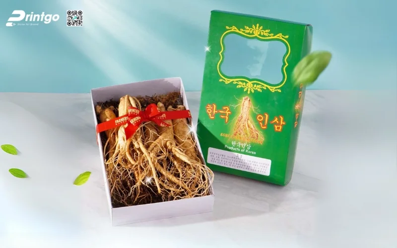In hộp sâm dạng mềm nắp gài đơn giản mà hiệu quả In hộp sâm dạng mềm nắp gài đơn giản mà hiệu quả