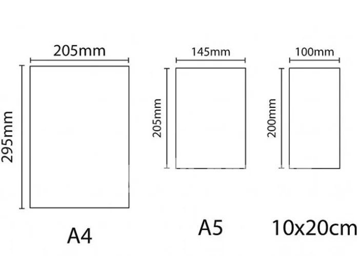 Các kích thước tờ rơi A3, A4, A5, A6 quảng cáo phổ biến