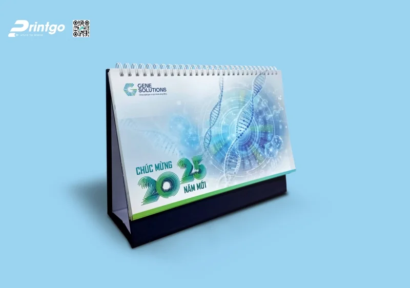 Kích thước lịch để bàn ngang 