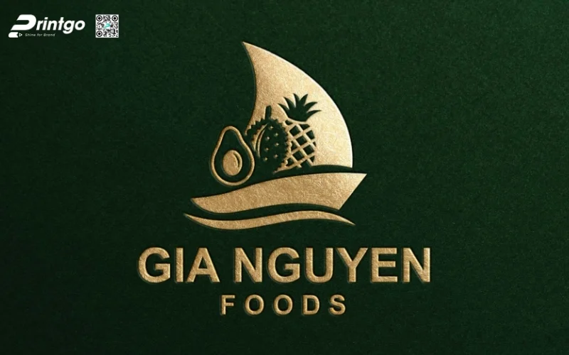 Dự án thiết kế Logo Gia Nguyễn Foods – Gói trọn tinh thần nông nghiệp xuất khẩu hiện đại