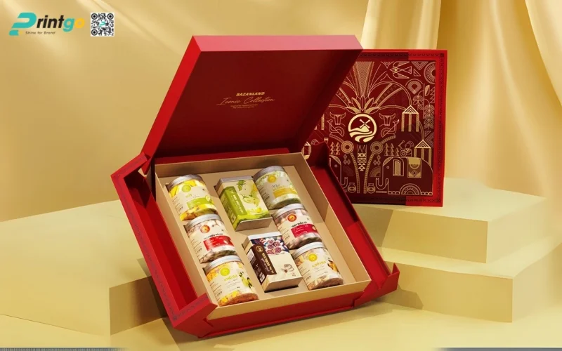 Mẫu hộp giấy đựng bò khô 