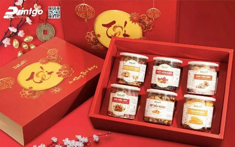 Bao bì hạt điều dạng hôp cứng cao cấp