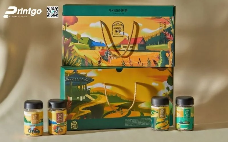 Bao bì hạt điều dạng hôp cứng cao cấp