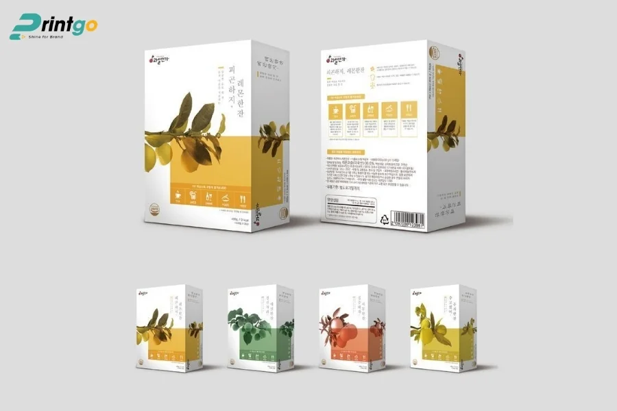 Mẫu hộp giấy đựng hạt điều sáng tạo, phá cách