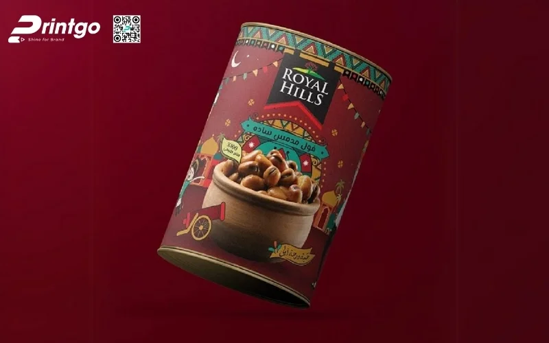 Bao bì ngũ cốc dạng giấy hình trụ tròn Bao bì ngũ cốc dạng giấy hình trụ tròn