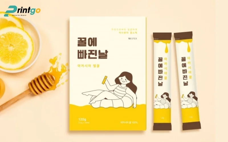 Bao bì mật ong tối giản (Minimalist)