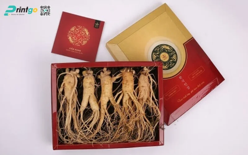 In hộp sâm dạng mềm nắp gài đơn giản mà hiệu quả In hộp sâm dạng mềm nắp gài đơn giản mà hiệu quả