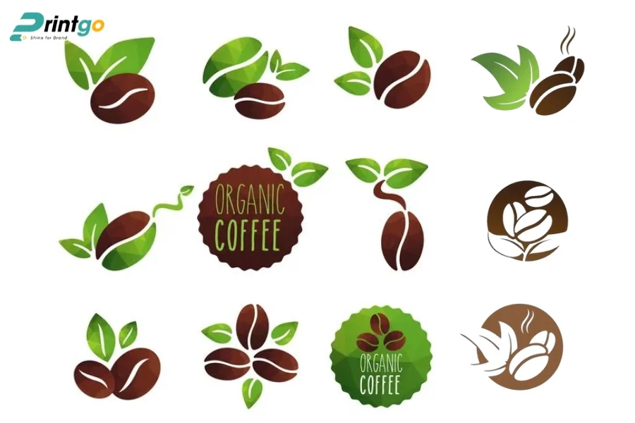 Logo đẹp logo nông sản cà phê Tây Nguyên