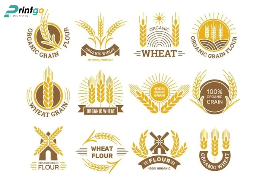 Mẫu logo đẹp logo nông sản gạo Sóc Trăng