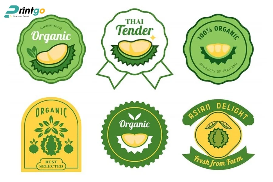 Logo đẹp logo nông sản sầu riêng Đắk Lắk