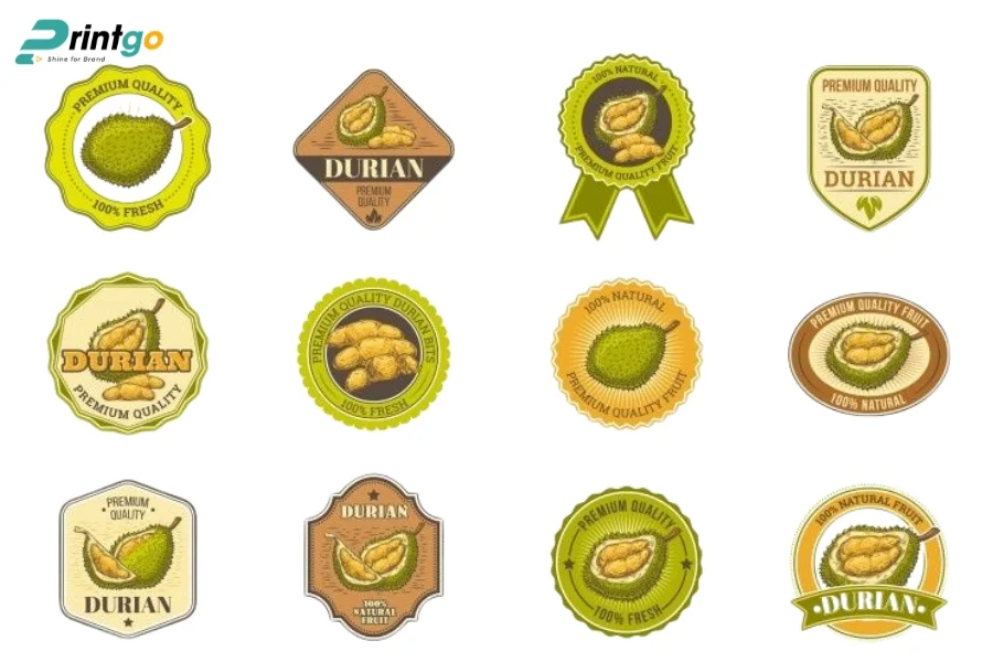 Logo đẹp logo nông sản sầu riêng Đắk Lắk