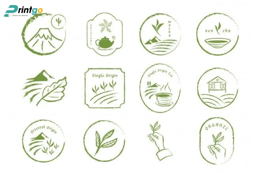 Logo đẹp logo nông sản chè Thái Nguyên